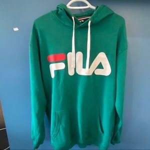 FILA hoodie to stay cozy and fashionable